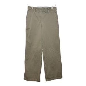 Sunday Best Trouser Pant Women 0 Khaki Wide Leg‎ Pockets Preppy Business Casual